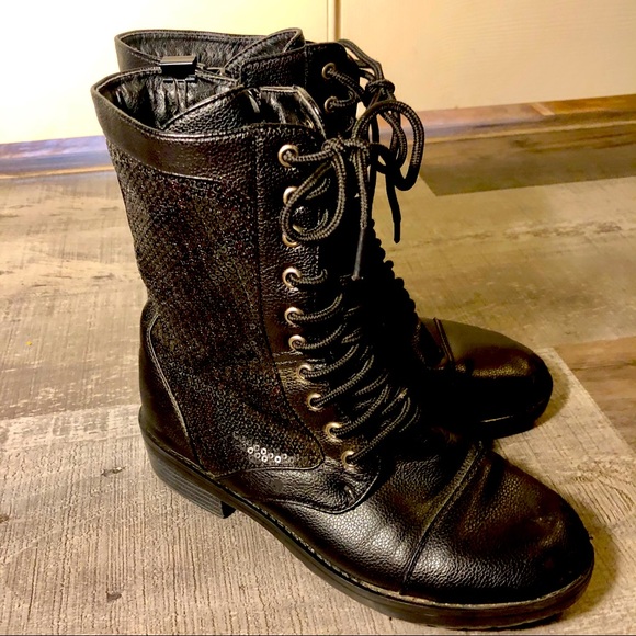 Double platinum sequined boots - Picture 2 of 4